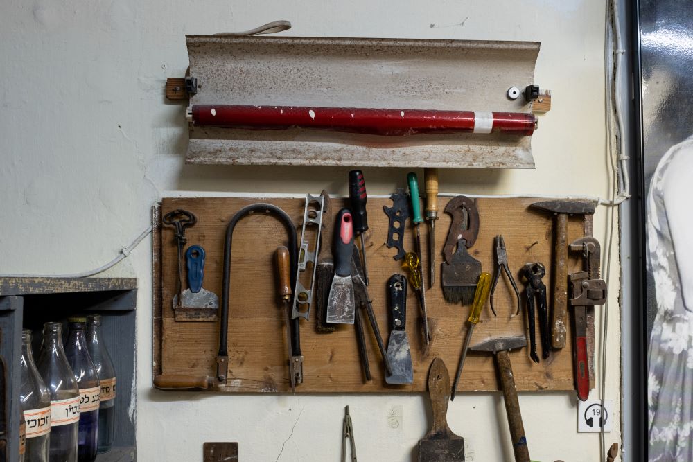 לוח לתליית כלי העבודה