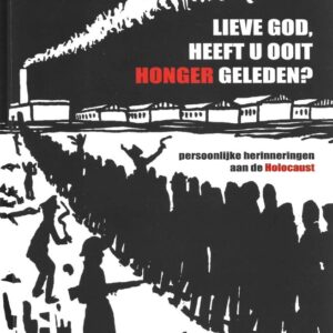 תרגום להולנדית של ספרו של יוסף באו "שנות תרצ"ח" על קורותיו בזמן השואה. כריכה בשחור לבן עם הציור "כניסה דרך השער ויציאה דרך הארובה"